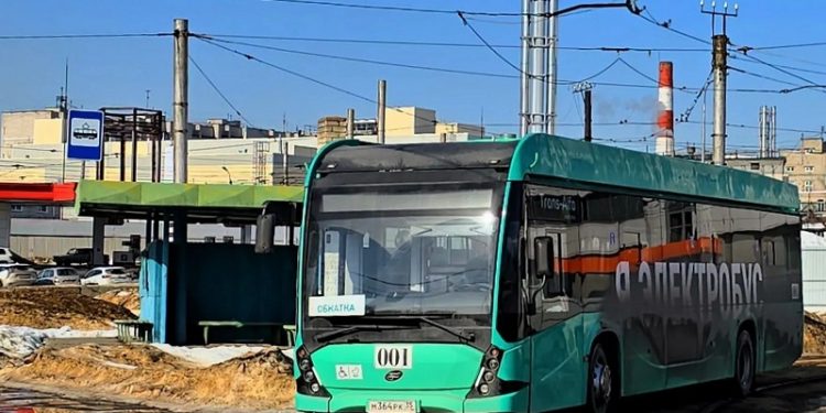 В Ульяновске электробус «Сириус» вышел на маршрут №14М с пассажирами