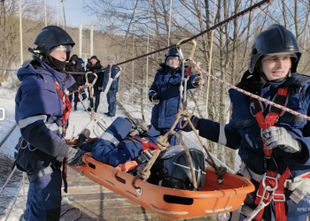 Ульяновские спасатели отработали действия по ликвидации последствий паводка
