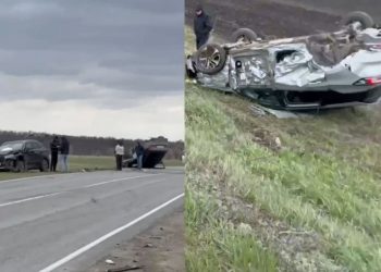 Несколько авто столкнулись у Стоговки, два из них перевернулись