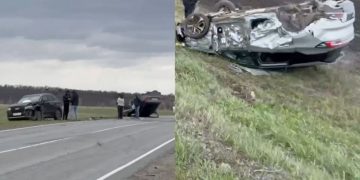 Несколько авто столкнулись у Стоговки, два из них перевернулись