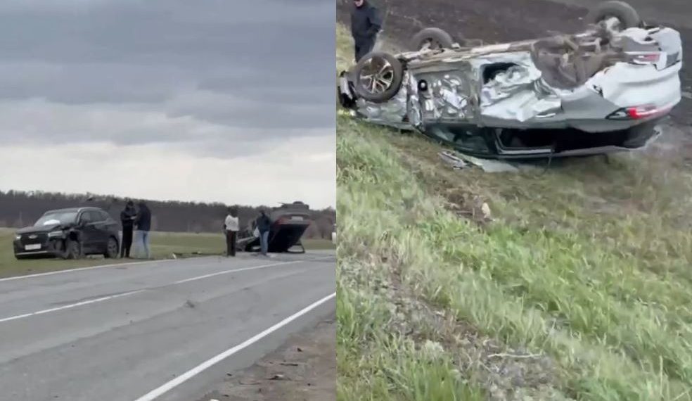 Несколько авто столкнулись у Стоговки, два из них перевернулись