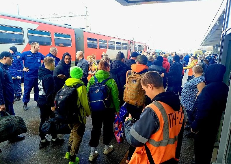 352 пассажира сошедшего с рельсов поезда №302 прибыли в Ульяновск