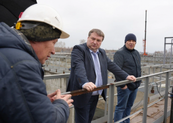 Готовность очистных сооружений Левобережья в Ульяновске достигла 80%