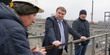 Готовность очистных сооружений Левобережья в Ульяновске достигла 80%