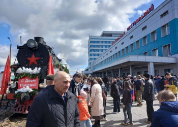 «Паровоз Победы» прибыл в Ульяновск: ретро-состав принимает гостей до полудня