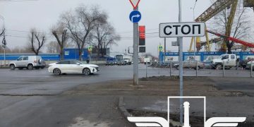 На перекрёстке у Московского шоссе в Ульяновске появились знаки приоритета