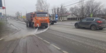 Ульяновцам объяснили, зачем моют дороги в дождь