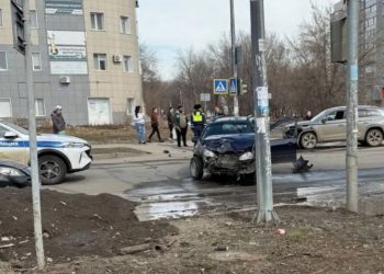 Поворот не туда: В Ульяновске «Лада» врезалась во встречную «Шкоду»