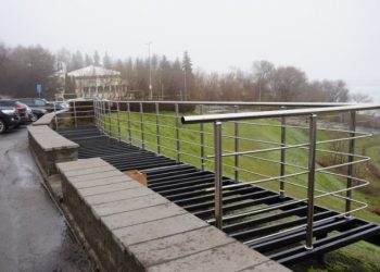 На Новом Венце в Ульяновске начали ремонтировать смотровые площадки