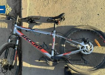 В Димитровграде иномарка сбила 13-летнего велосипедиста прямо на тротуаре