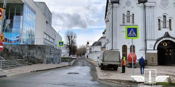 В центре Ульяновска оборудовали новый пешеходный переход