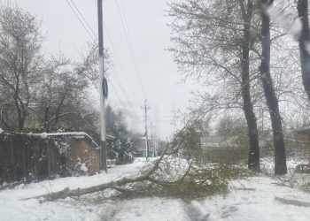 Снежный удар: Четыре бригады борются с последствиями непогоды в Ульяновской области