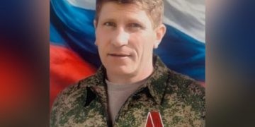 В Николаевском районе прощаются с погибшим на СВО Владимиром Матвеевым