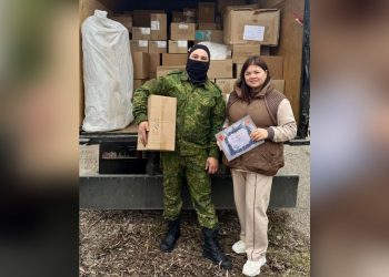 Коллектив ульяновской медсанчасти собрал гуманитарный груз для бойцов СВО