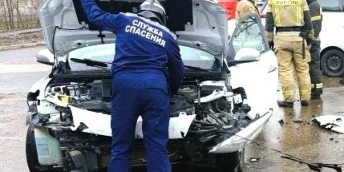 Ульяновские спасатели ликвидировали последствия ДТП на улице Докучаева