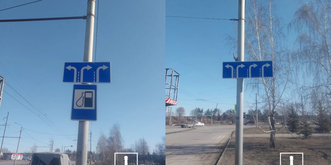 На пересечении двух проспектов в Ульяновске появились новые указатели для водителей