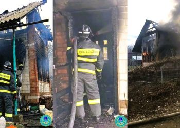 Ульяновские спасатели помогли ликвидировать пожар в СНТ «Поляна»