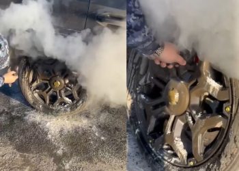 Ульяновские росгвардейцы потушили загоревшийся автомобиль: видео