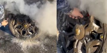 Ульяновские росгвардейцы потушили загоревшийся автомобиль: видео