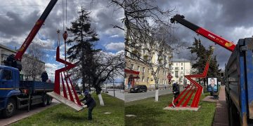 На бульваре Гончарова в Ульяновске зажглась «Звезда» в честь Дня Победы