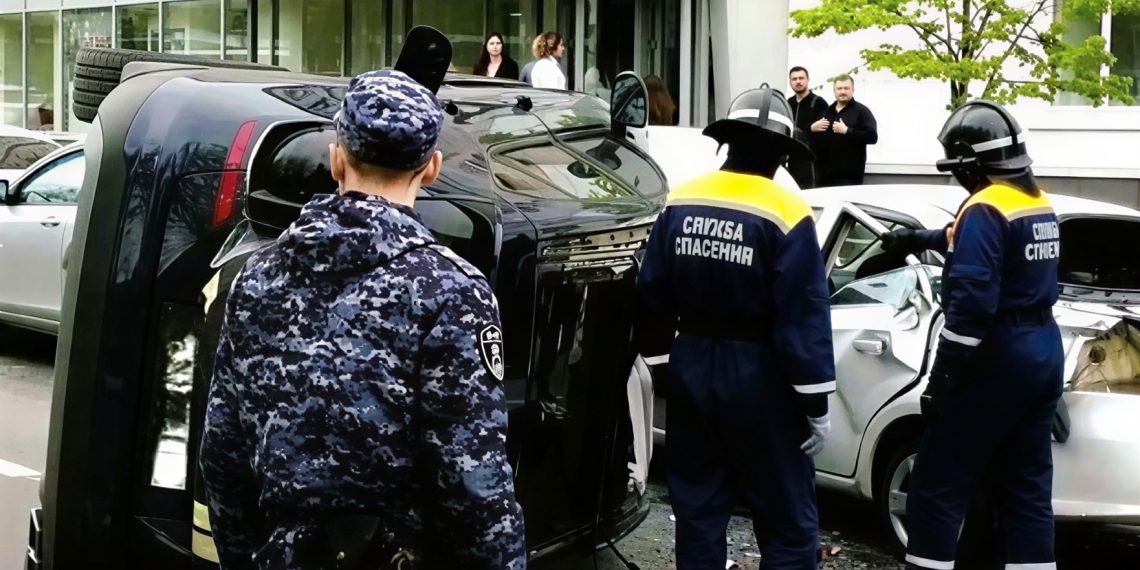 В ДТП с перевёртышем в центре Ульяновска пострадали взрослые и ребёнок