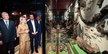 Русских и Любимова открыли новый палеонтологический музей в Ульяновской области