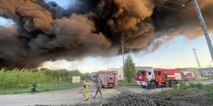Названа возможная причина пожара у ТЭЦ-2 в Ульяновске
