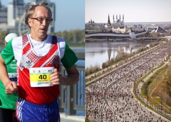 75-летний ульяновский спортсмен покорил Казанский марафон