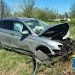 Volkswagen Tiguan протаранил столб на промзоне в Заволжье