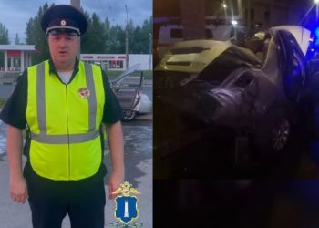 Chevrolet Lacetti врезался в столб на Московском шоссе, погибла пассажирка
