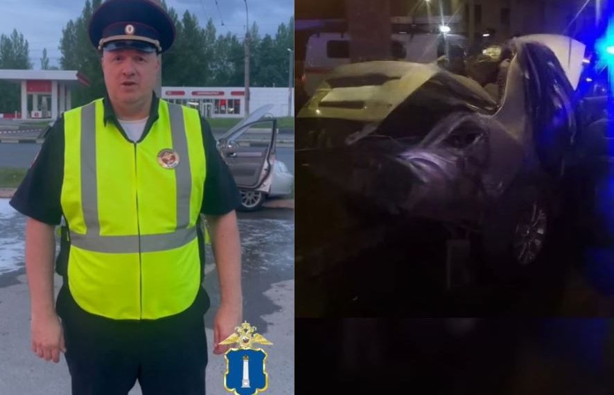 Chevrolet Lacetti врезался в столб на Московском шоссе, погибла пассажирка