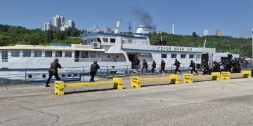 В Ульяновском речном порту прошло антитеррористическое учение