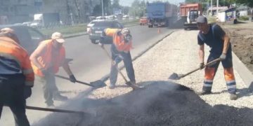 Рекорд с начала сезона: за сутки в Ульяновске обновили более 1500 м² дорог