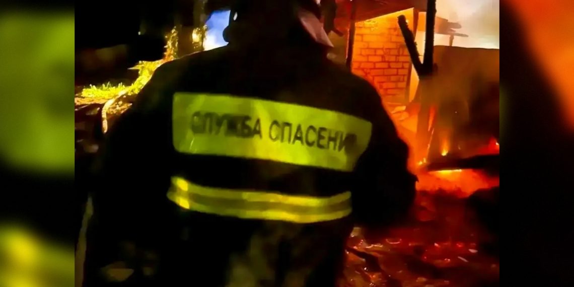 Ночью тушили пожар в ульяновском СНТ «Радуга»