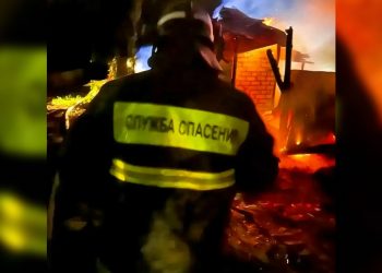 Ночью тушили пожар в ульяновском СНТ «Радуга»