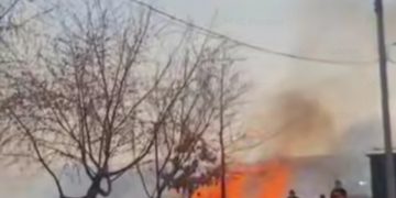 В Сурском горела пилорама