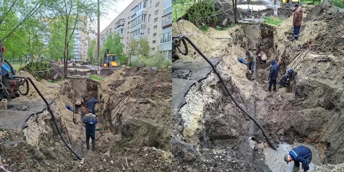 Предельно изношенный водопровод меняют на современный в Засвияжском районе Ульяновска
