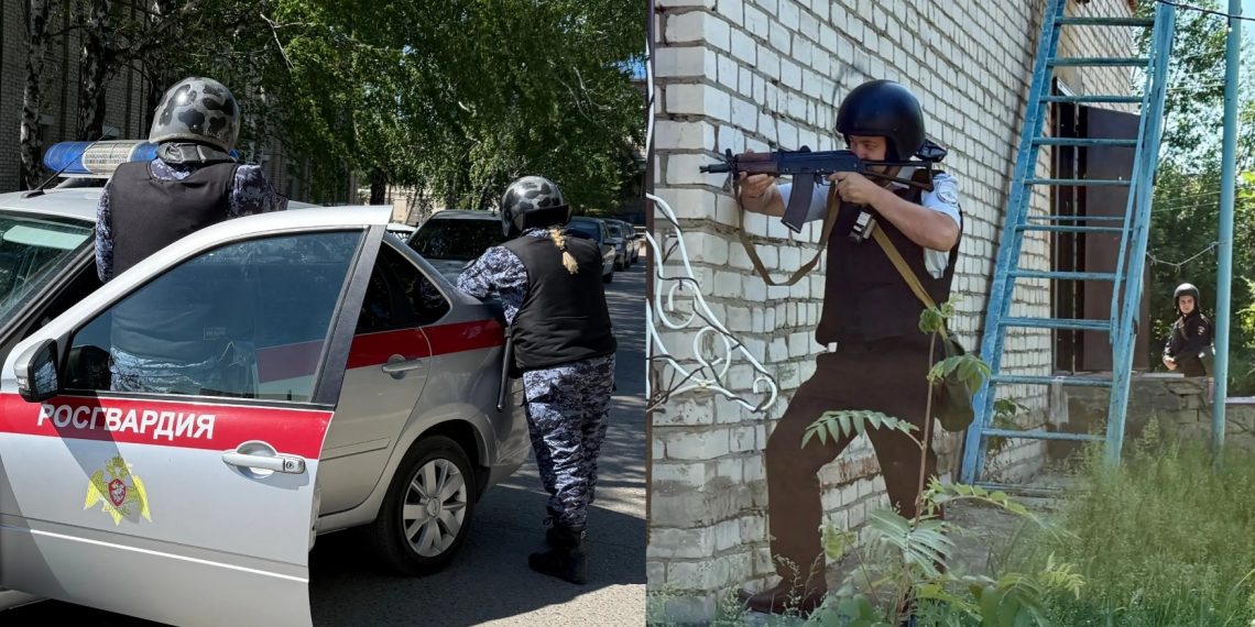 Антитеррористическая тренировка силовиков прошла Новоспасском районе