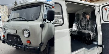 Автопарк Ульяновской областной больницы пополнился двумя новыми «Буханками»