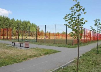 После жалоб горожан в сквере Трёх поколений ограничат работу футбольного поля