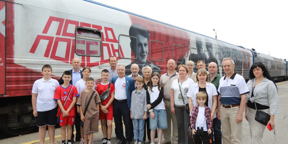 1200 ульяновцев за два дня посетили выставку-музей «Поезд Победы»