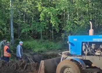 Аварийный участок водовода в Заволжье заменён, начато заполнение системы