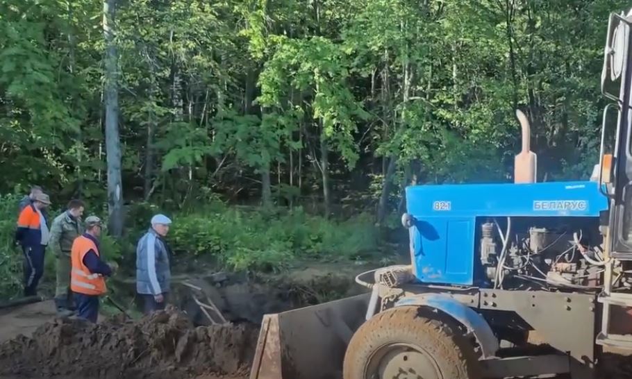 Аварийный участок водовода в Заволжье заменён, начато заполнение системы