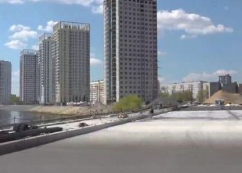 В Ульяновске начали строить кольцевую развязку у строящегося моста через Свиягу