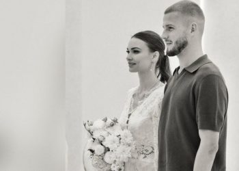 Футболист ульяновской «Волги» Кирилл Фольмер связал себя узами брака с избранницей Дианой
