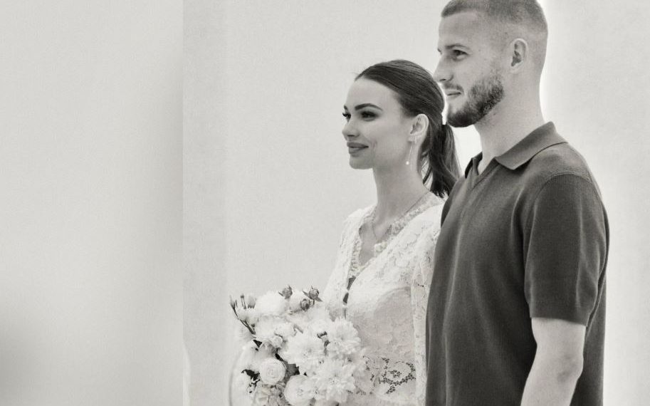 Футболист ульяновской «Волги» Кирилл Фольмер связал себя узами брака с избранницей Дианой