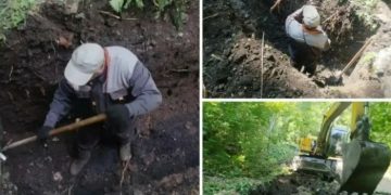 Во «Владимирском саду» меняют противооползневый дренаж