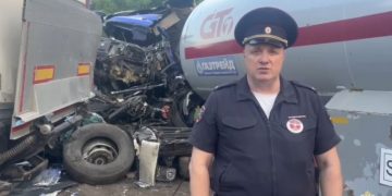 Фура и газовоз столкнулись под Ульяновском: один водитель погиб, другой — в больнице