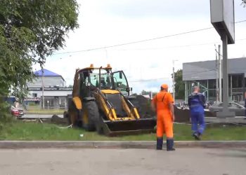 В Засвияжье начали строить дополнительную полосу на въезд с Западного бульвара