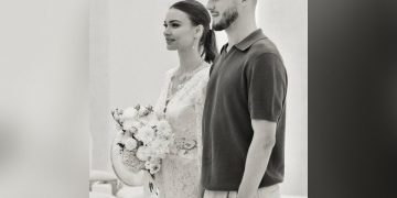 Футболист ульяновской «Волги» Кирилл Фольмер связал себя узами брака с избранницей Дианой